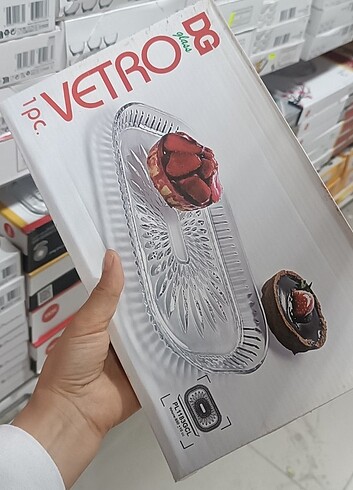  Beden Cam kayık tabak