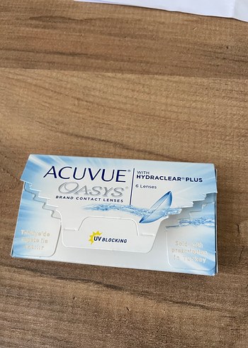 Acuvue Oasys Mavi Kontakt Lens - Görsel 5