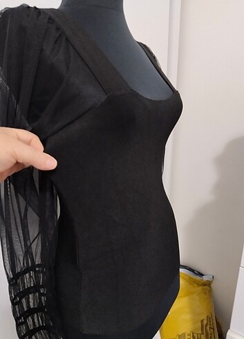 Mango MNG buluz tül detaylı esnek