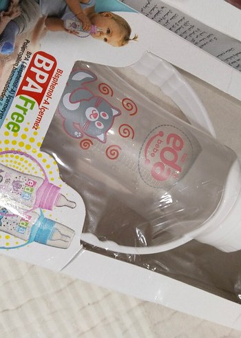 Pembe Pastel Eda BPA İçermeyen Bebek Biberonu 150 ml - Görsel 4