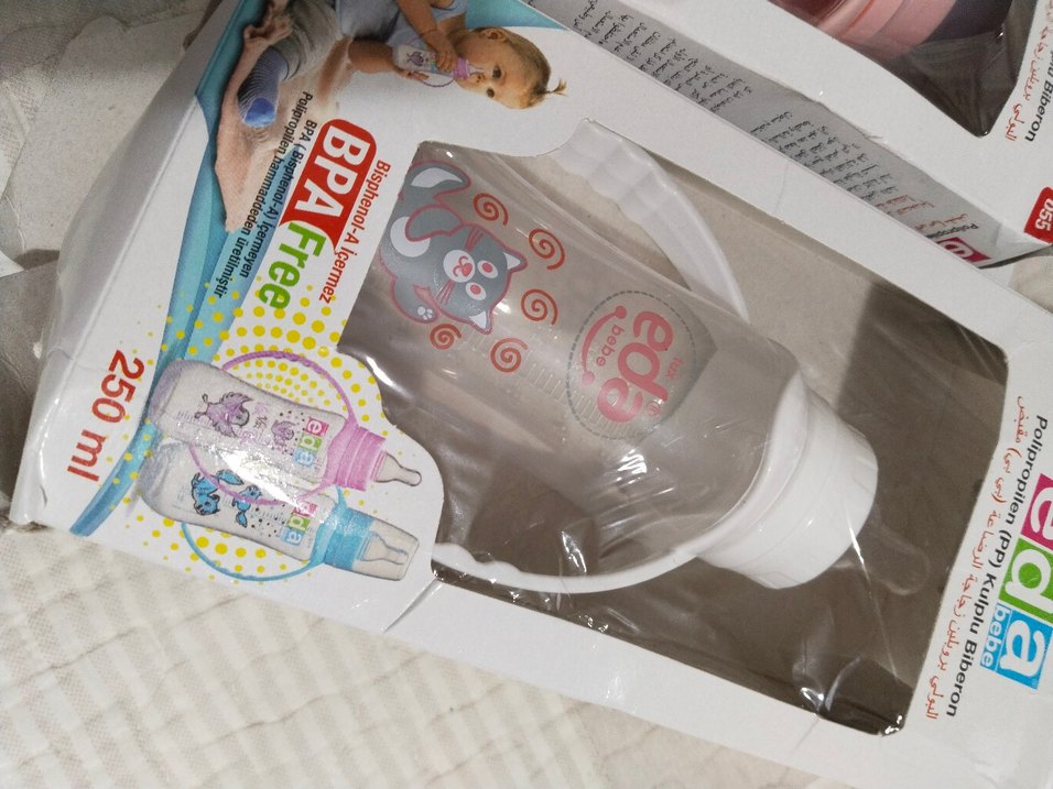 Pembe Pastel Eda BPA İçermeyen Bebek Biberonu 150 ml - Görsel 4