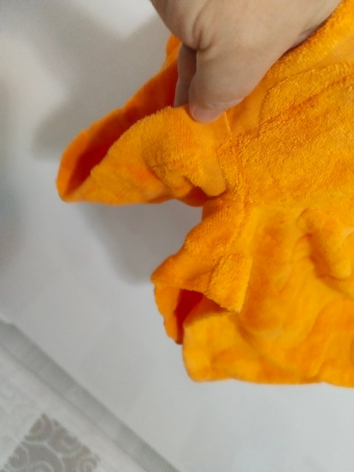 Kadın Turuncu Kısa Kollu Tulum - Görsel 4