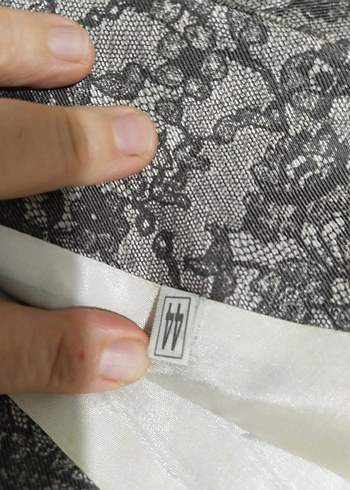 Dantel Detaylı Gri Kadın Uzun Takım - Görsel 7