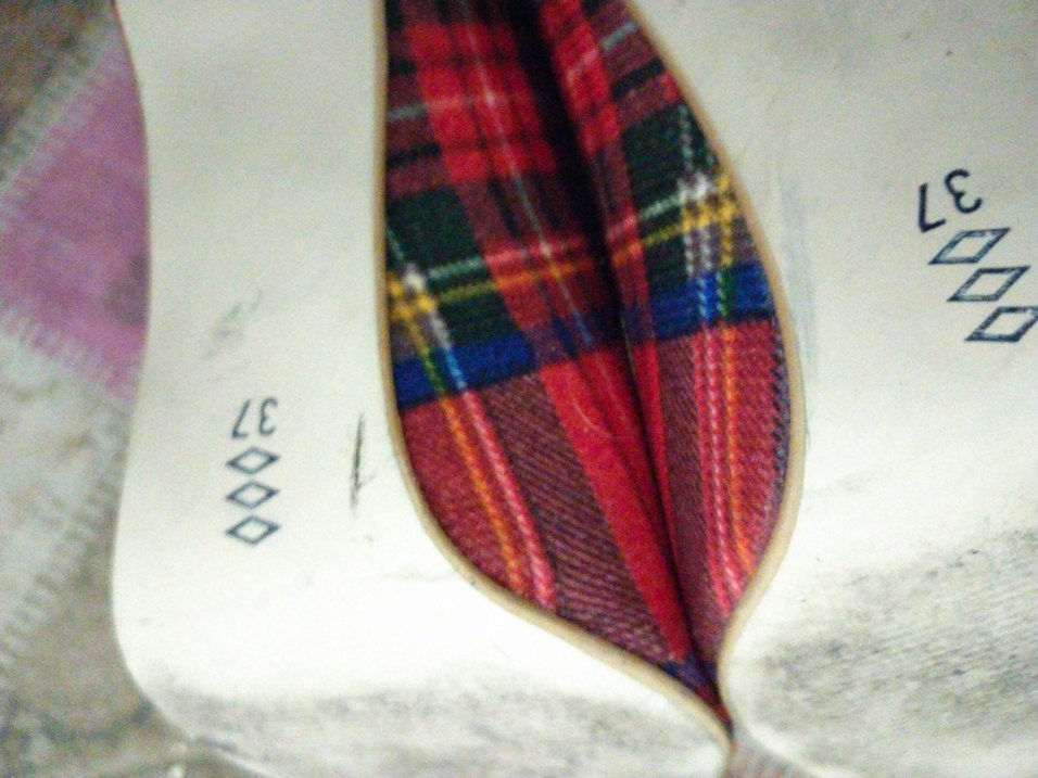 Kadın Çok Renkli Kareli Stiletto Topuklu Ayakkabı - Görsel 5