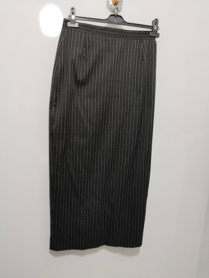 Gri Çizgili Erkek Ofis Takım Elbise - Görsel 5