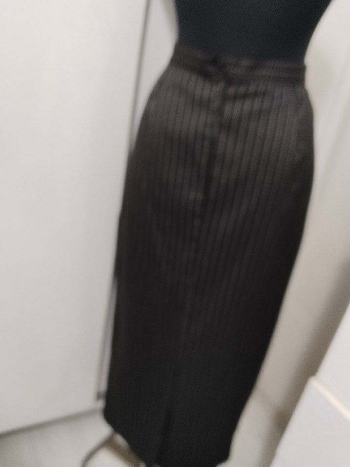 Gri Çizgili Erkek Ofis Takım Elbise - Görsel 4