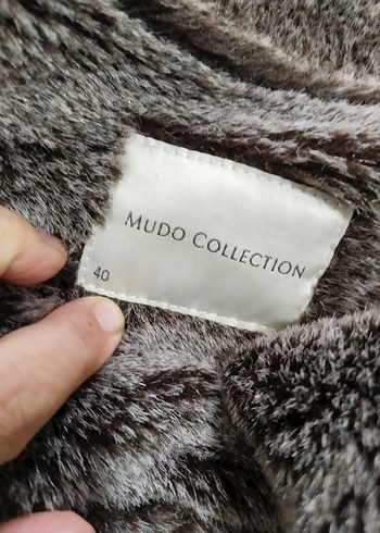 Kürk Detaylı Kahverengi Süet Biker Ceket - Görsel 8