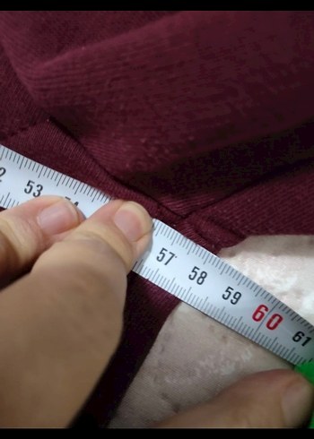 Bordo Düğmeli Erkek Ceket - Görsel 6