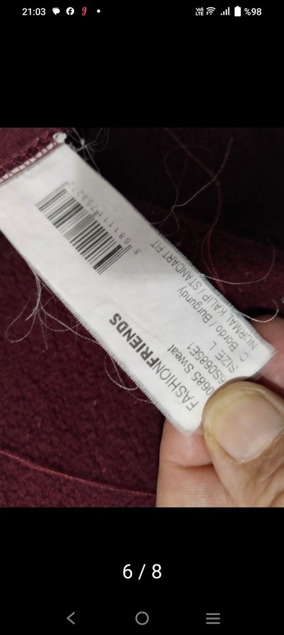 Bordo Düğmeli Erkek Ceket - Görsel 5