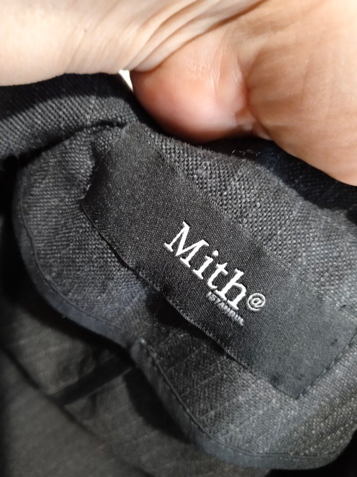 Gri Düğmeli Kadın Blazer Ceket - Görsel 4