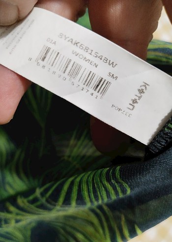 Yeşil Yaprak Desenli Bohem Hamile Bluzu - Görsel 6