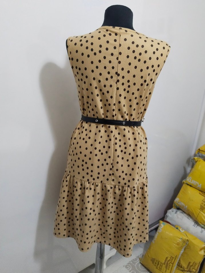 Renkli Desenli Mini Pileli Hamile Eteği - Görsel 2