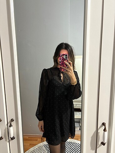 m Beden siyah Renk Stradivarius elbise