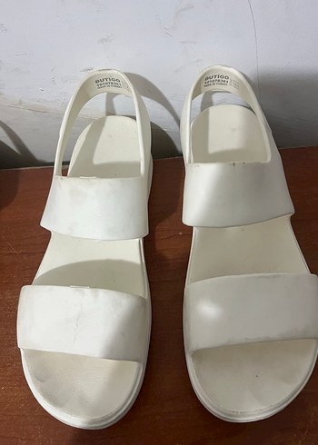 40 Beden beyaz Renk Beyaz Kadın Dolgu Topuklu Sandalet