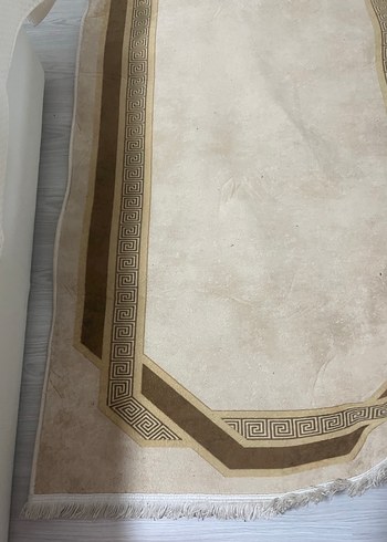 Bej ve gri klasik desenli halı - Görsel 3