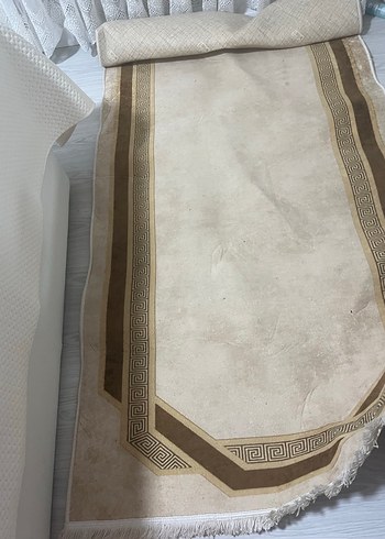 Bej ve gri klasik desenli halı - Görsel 2