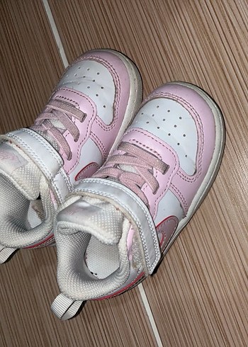 Kız Çocuk Pembe Cırtlı Spor Ayakkabı