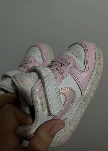 Kız Çocuk Pembe Cırtlı Spor Ayakkabı - Görsel 9