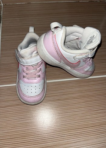 Kız Çocuk Pembe Cırtlı Spor Ayakkabı - Görsel 4