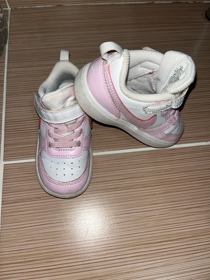 Kız Çocuk Pembe Cırtlı Spor Ayakkabı - Görsel 4