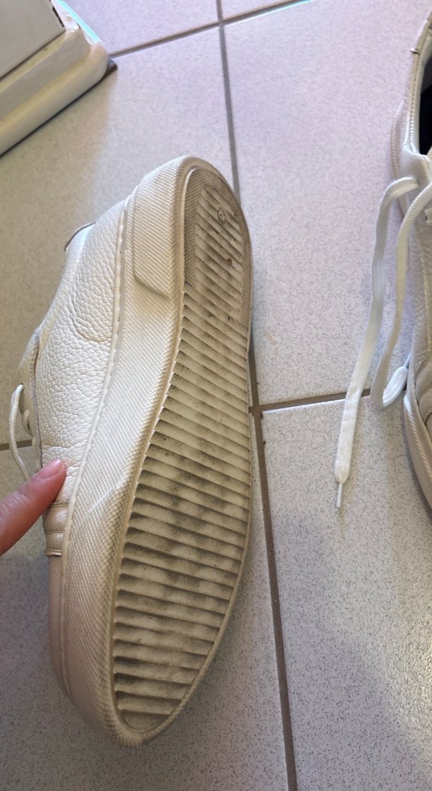 Beyaz Bağcıklı Kadın Sneakers - Görsel 2