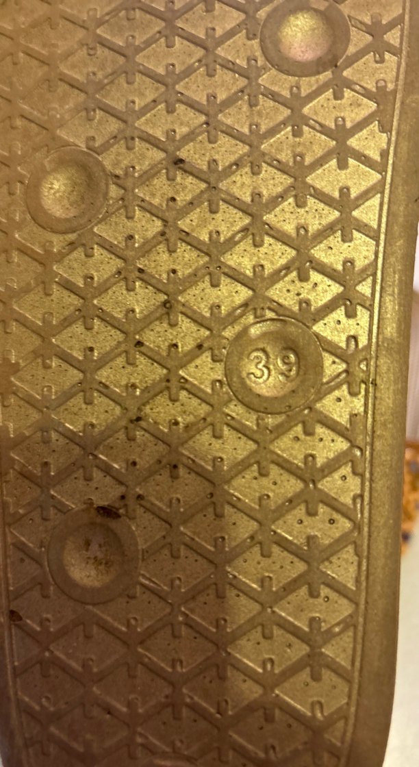 Boncuk İşlemeli Kahverengi Kadın Terlik - Görsel 3