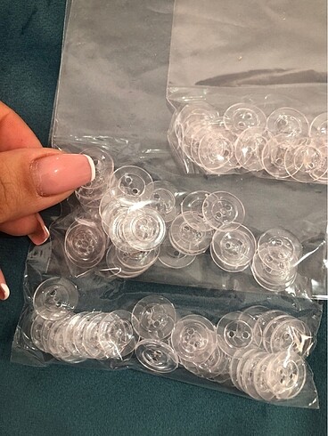 Şeffaf düğme - Görsel 2