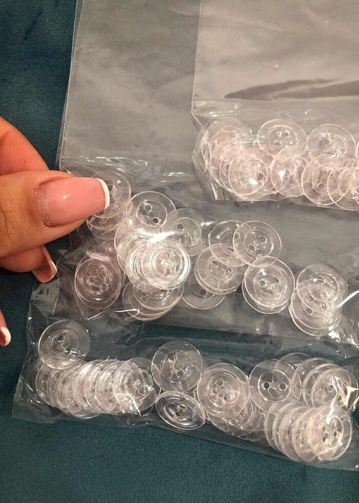 Şeffaf düğme - Görsel 2