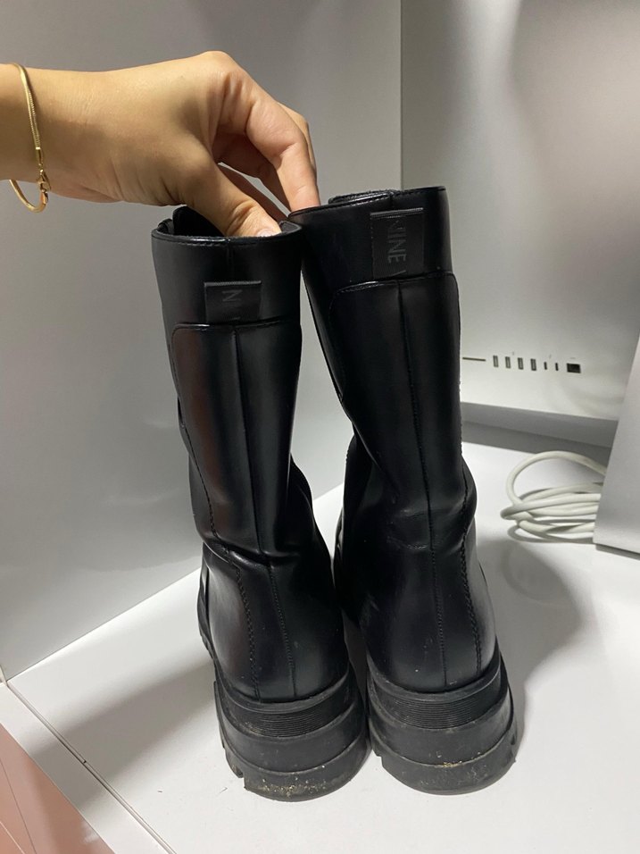 Siyah nine west bot - Görsel 2