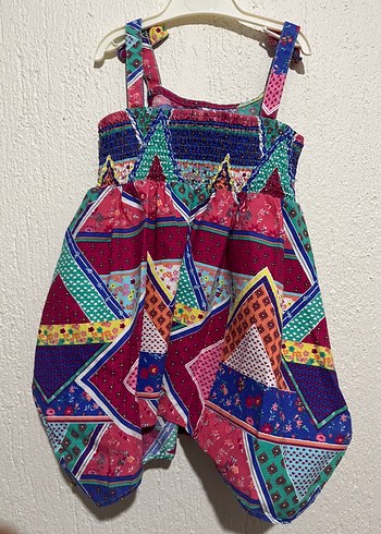 LC Waikiki Lcw Renkli Bohem Kız Elbise
