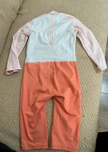 Decathlon Uzun Kollu Pastel Renkli Bebek Kız Body mayo decathlon