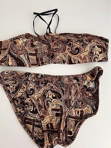 Straplez bikini takımı