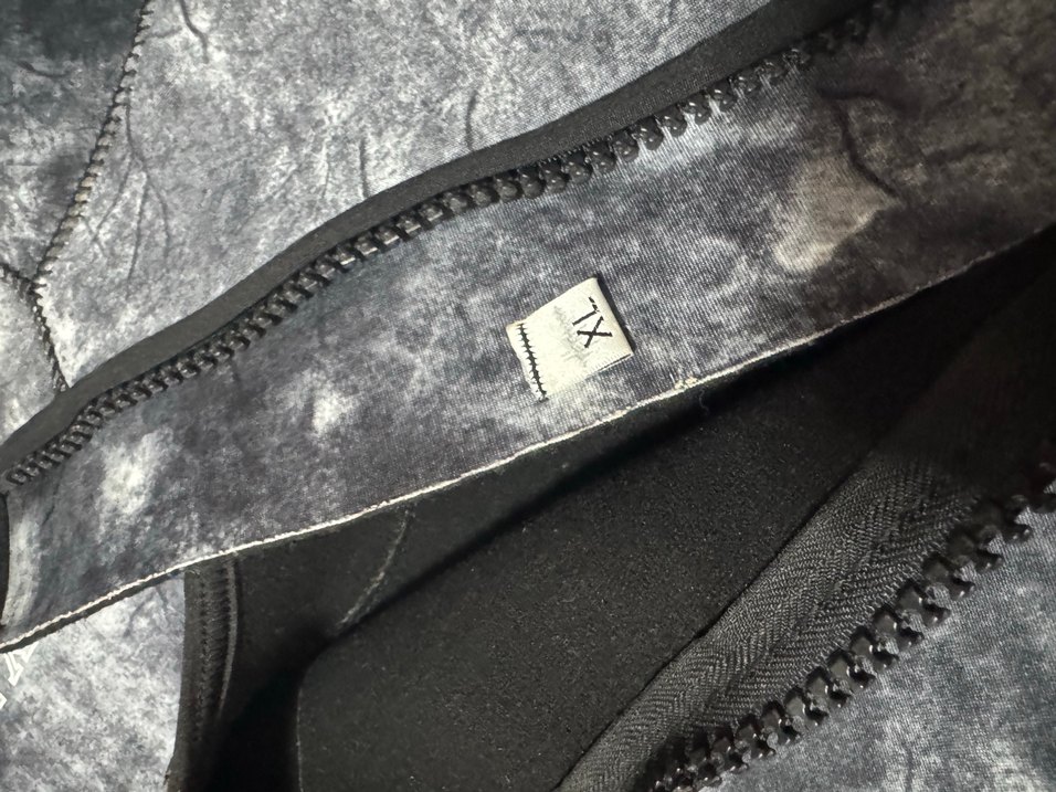 Gri Tie-Dye dalgıç dalış sörf kiyafeti unisex - Görsel 3