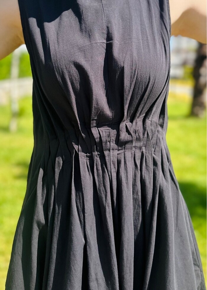 pamuklu elbise - Görsel 4