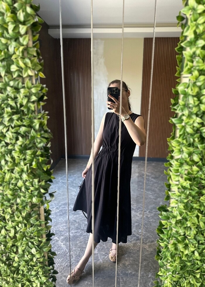 pamuklu elbise - Görsel 3