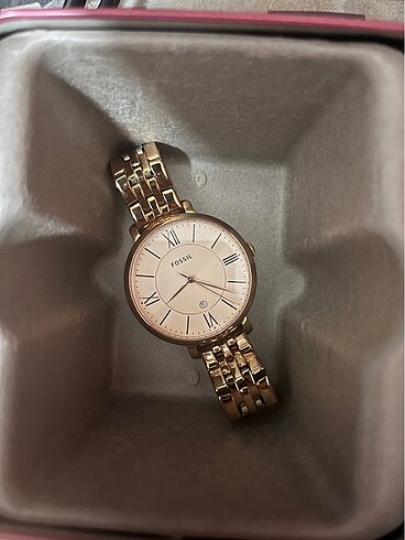 Beden Orijinal fossil rose gold saat