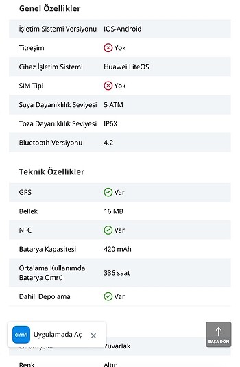 Beden Renk Akıllı Saat