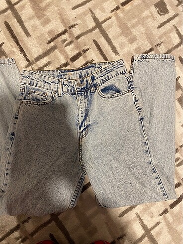 36 Beden Mavi zara model mom jean