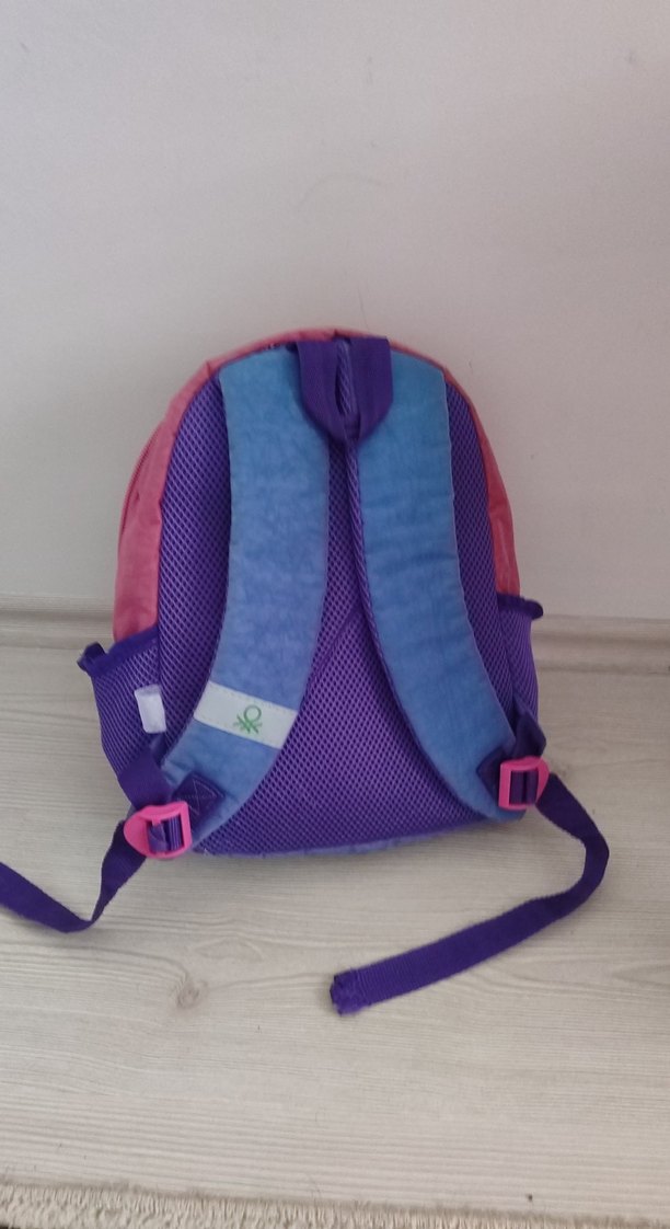 United Colors of Benetton Pembe Sırt Çantası - Görsel 4