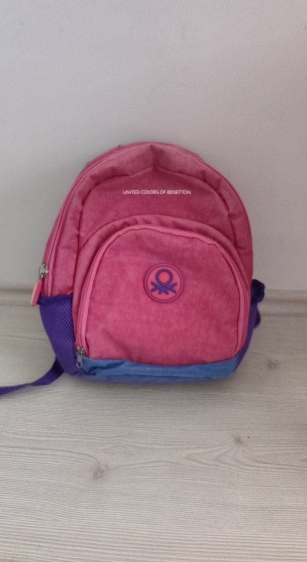 United Colors of Benetton Pembe Sırt Çantası - Görsel 3