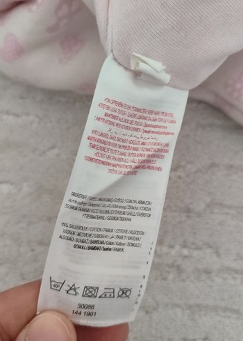 Fermuarlı Pembe Bebek Kız Uyku Tulumu - Görsel 5