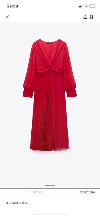 xs Beden Zara elbise