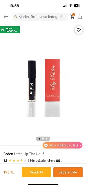 paden lip tint LETHE