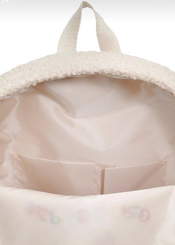 Nakışlı Krem Kadın Sırt Çantası - Görsel 4