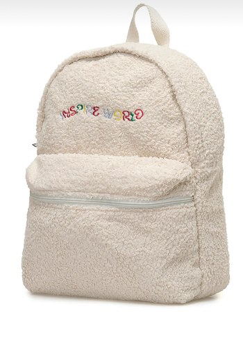 Nakışlı Krem Kadın Sırt Çantası - Görsel 2