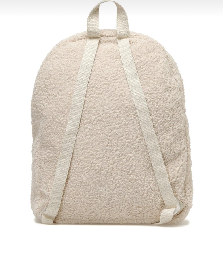 Nakışlı Krem Kadın Sırt Çantası - Görsel 3