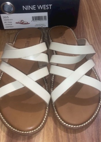 Nıne West Kadın Düz Terlik Bej - Görsel 2