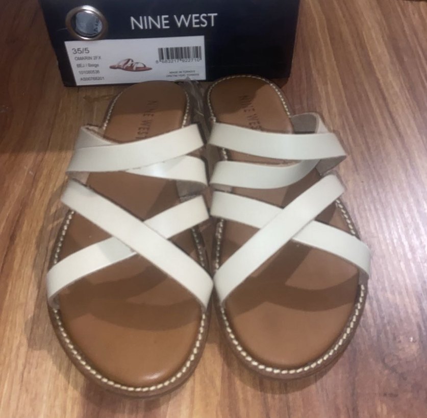 Nıne West Kadın Düz Terlik Bej - Görsel 2