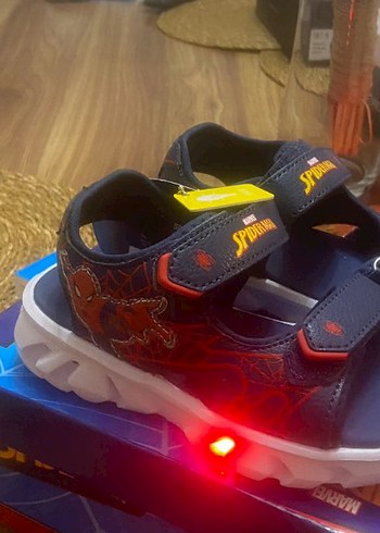 Spiderman Erkek Çocuk Mavi Sandalet - Görsel 3