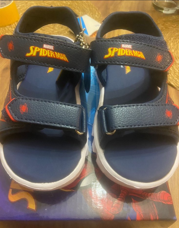 Spiderman Erkek Çocuk Mavi Sandalet - Görsel 4
